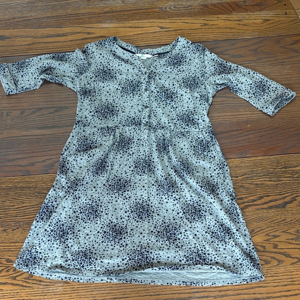 Boden Blue and Black Tunic Top